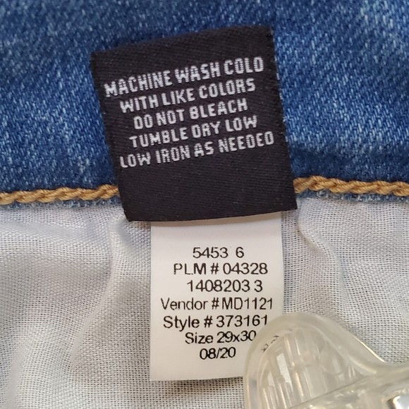 New With Tags Mens RSQ Slim Straight Blue Jeans Denim Vintage Flex Size 29x30 - Picture 8 of 12